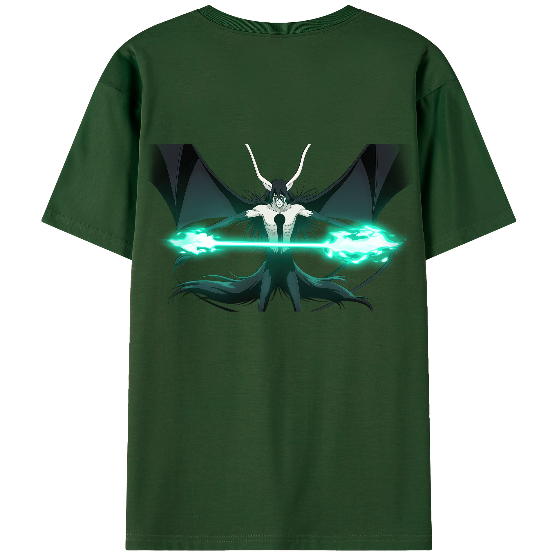 （画像用） ブリーチ ウルキオラ·シファー BLEACH Ulquiorra cifer 綿100％半袖Tシャツ（背面プリント）